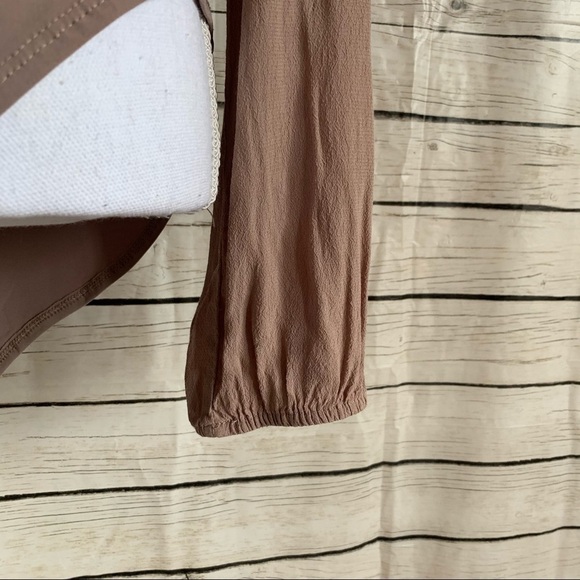 Forever 21 Tan Snap-Closure Bodysuit - Picture 5 of 10